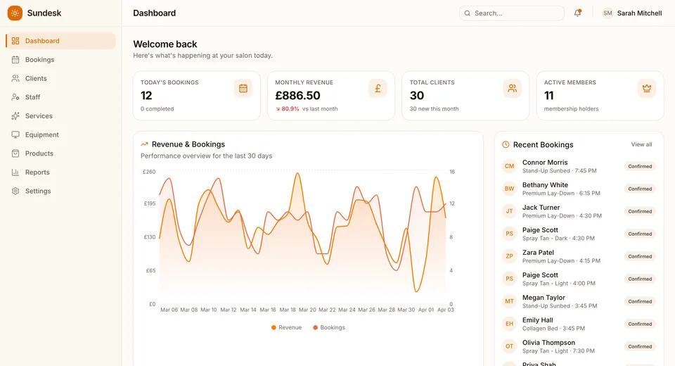 Sundesk screenshot